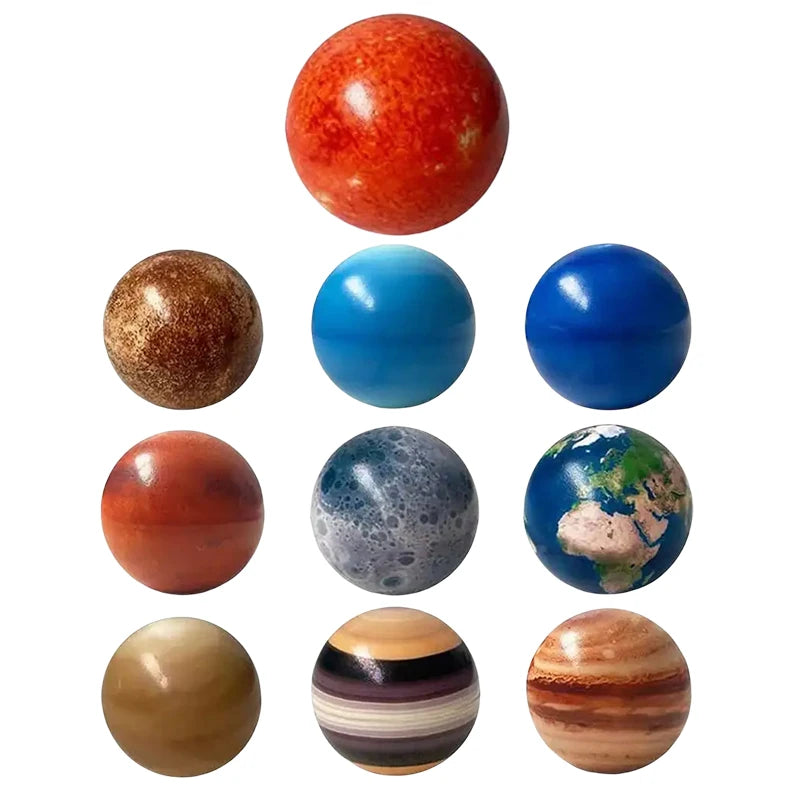 Solar System Bouncy and Stress Ball Set – Hold the Universe in Your Hand