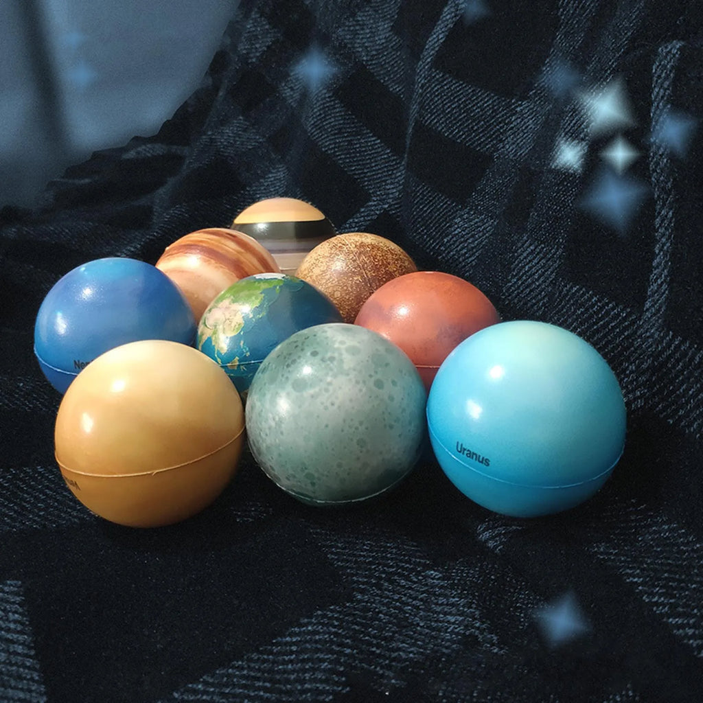 Solar System Bouncy and Stress Ball Set – Hold the Universe in Your Hand