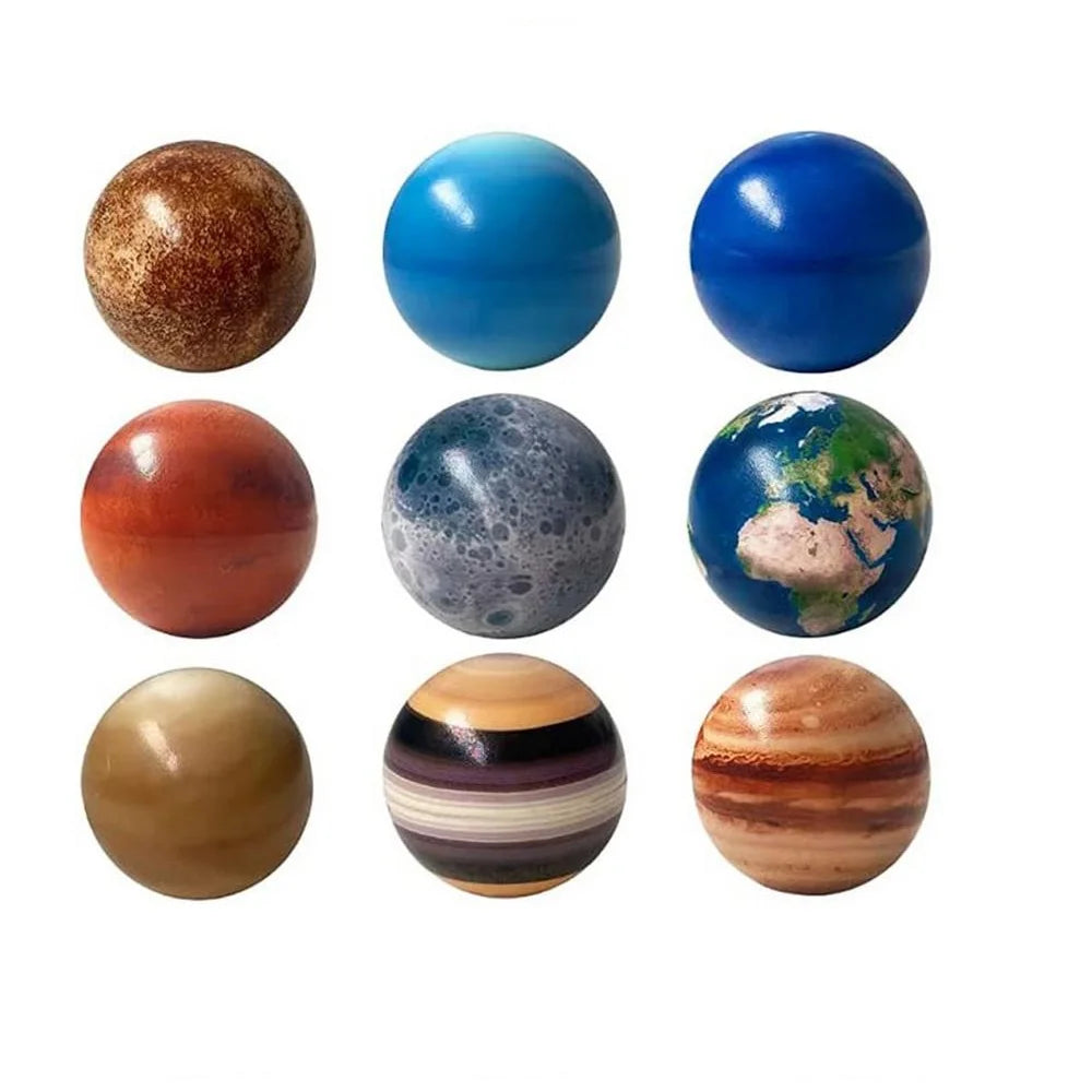 Solar System Bouncy and Stress Ball Set – Hold the Universe in Your Hand