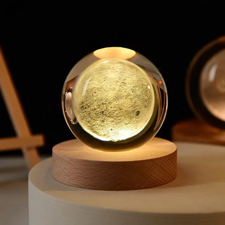 3D Crystal Galaxy Ball – Space Desk Décor & Gift for Astronomy Lovers
