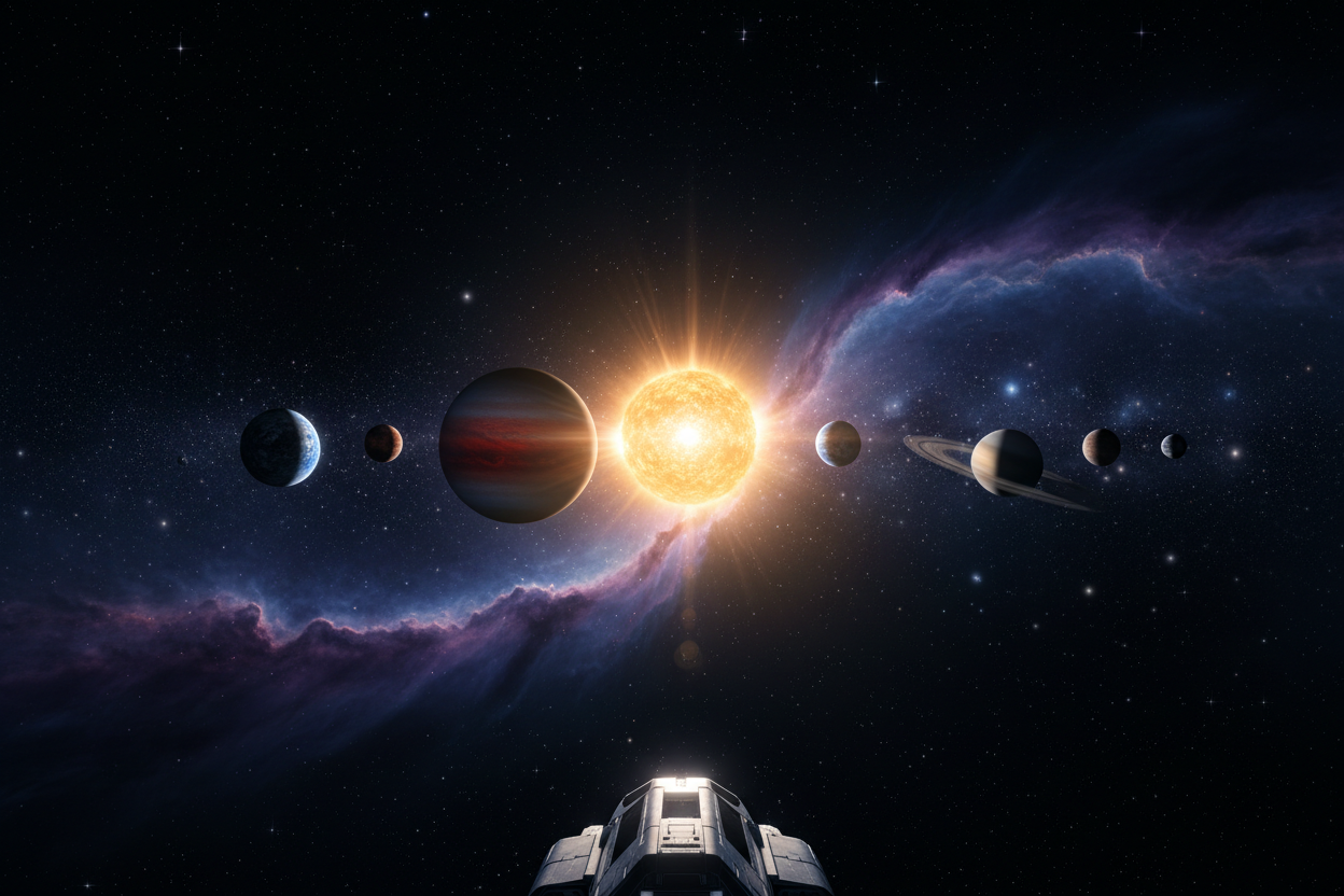 Cosmic Solar System Hero